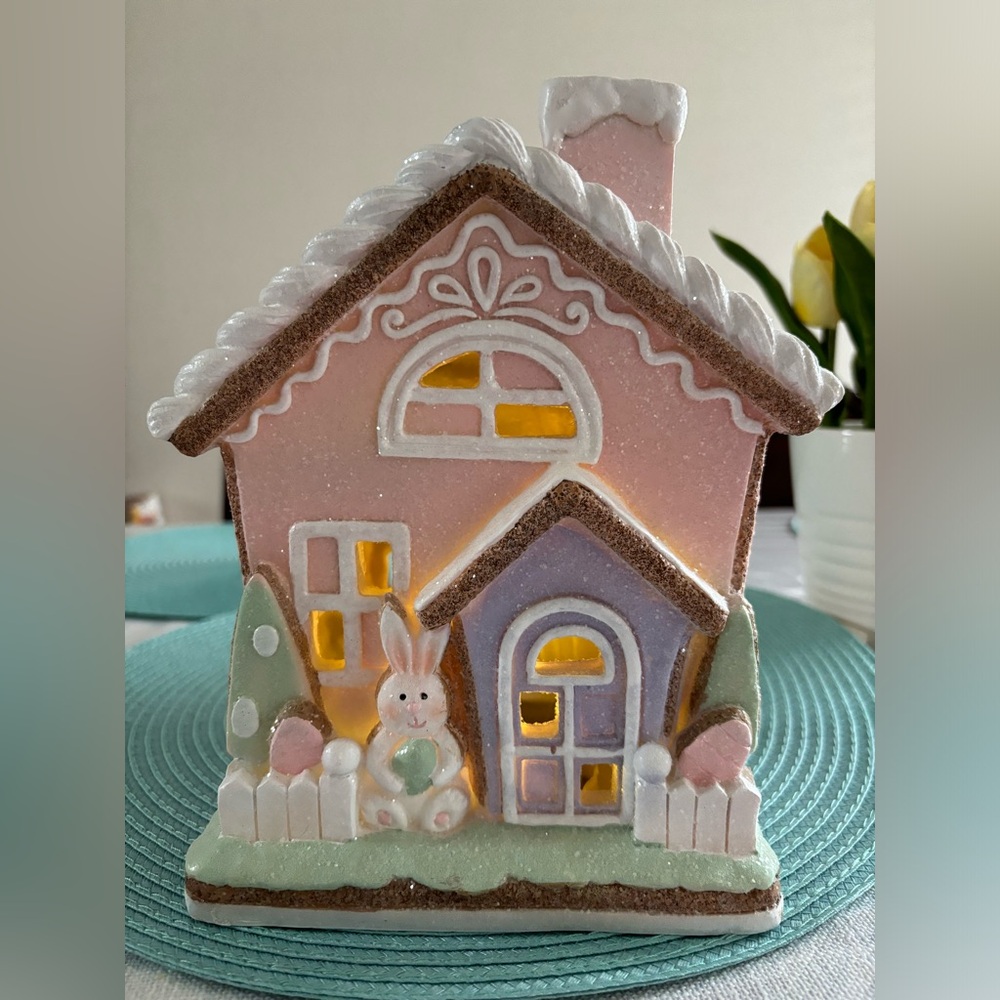 Easter Gingerbread house